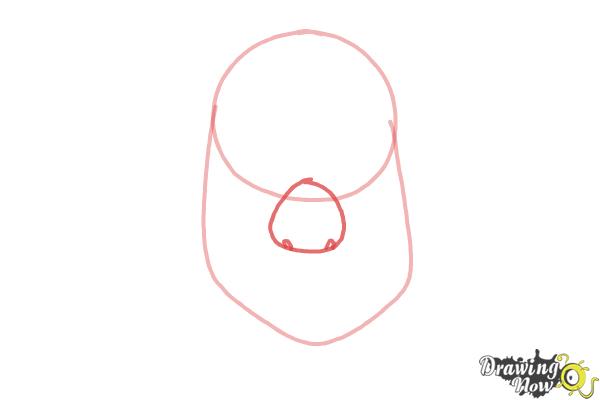 How to Draw a Funny Face - Step 2