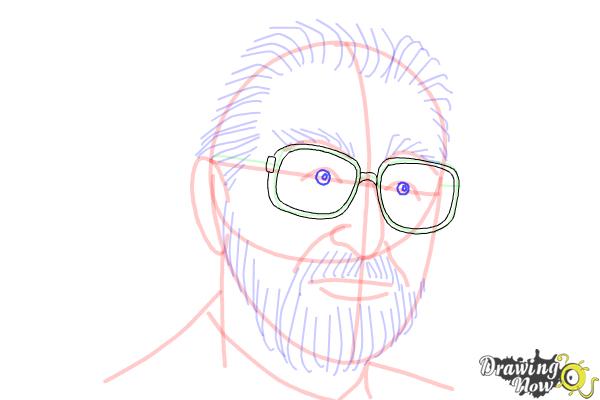 How to Draw Dr. Seuss - Step 12 How to Draw Dr. Seuss - Step 12