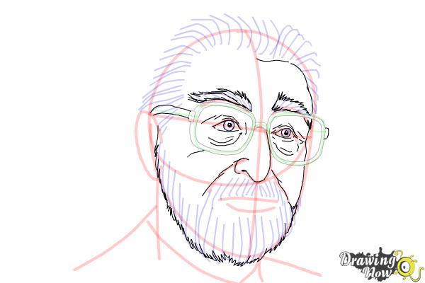 How to Draw Dr. Seuss - Step 13 How to Draw Dr. Seuss - Step 13