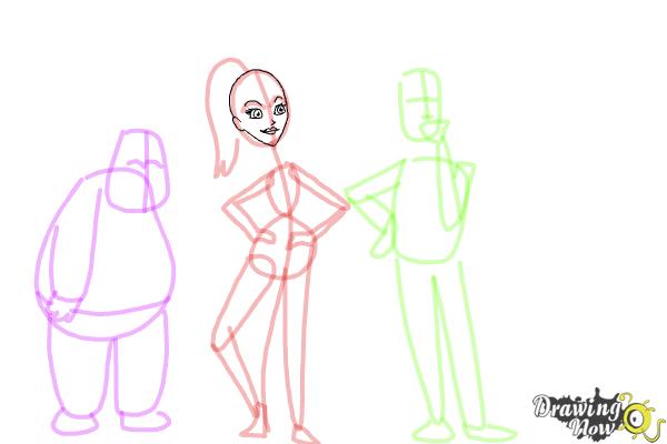 How to Draw Cute Cartoon People - Step 16