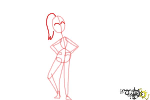 How to Draw Cute Cartoon People - Step 6