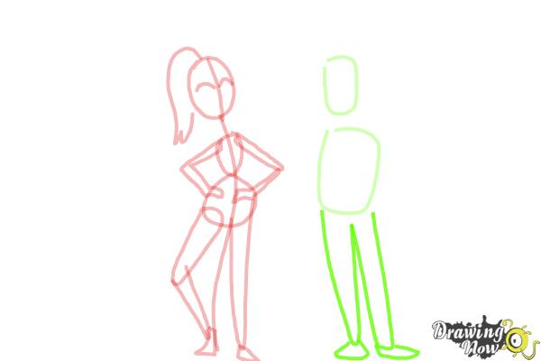 How to Draw Cute Cartoon People - Step 8