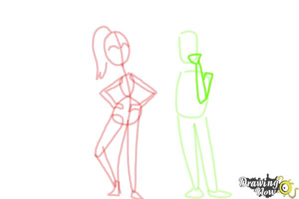 How to Draw Cute Cartoon People - Step 9