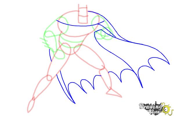 How to Draw Batman Step by Step - Step 6