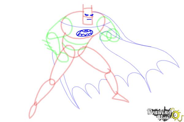 How to Draw Batman Step by Step - Step 7