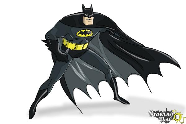 How to Draw Batman Step by Step - Step 9