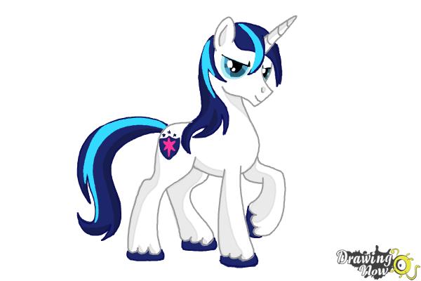 How to draw Shining Armor from My Little Pony Friendship is Magic - Step 11