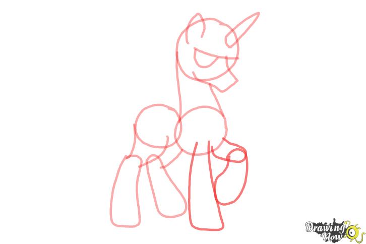 How to draw Shining Armor from My Little Pony Friendship is Magic - Step 5