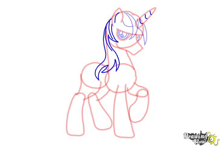 How to draw Shining Armor from My Little Pony Friendship is Magic - Step 7