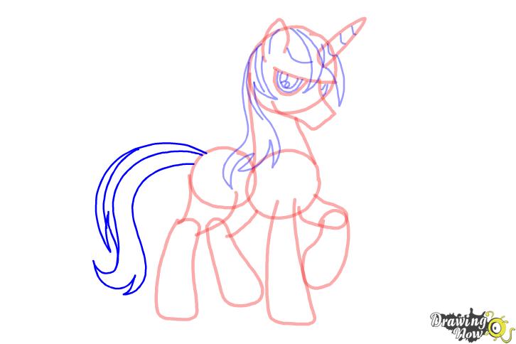 How to draw Shining Armor from My Little Pony Friendship is Magic - Step 8