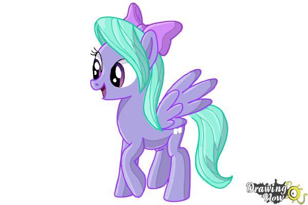 How to Draw Flitter from My Little Pony Friendship Is Magic - Step 11