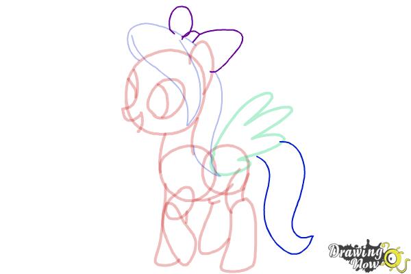 How to Draw Flitter from My Little Pony Friendship Is Magic - Step 9