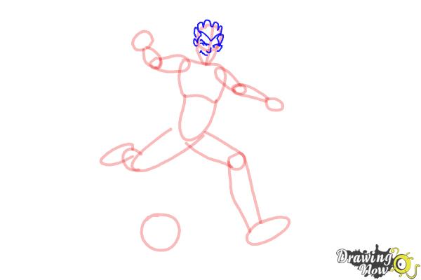 How to Draw Shakes from Supa Strikas - Step 7