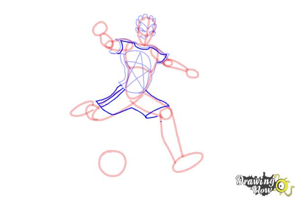 How to Draw Shakes from Supa Strikas - Step 9