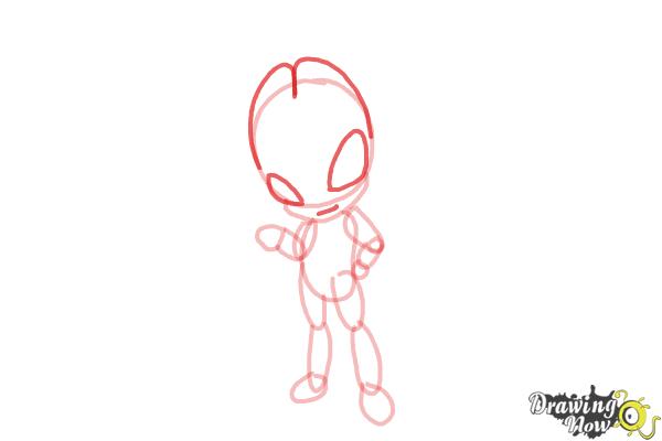 How to Draw Flora'S Pixie, Chatta from Winx - Step 7