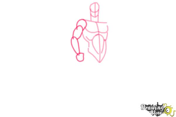 How to Draw a Superhero Body - Step 5