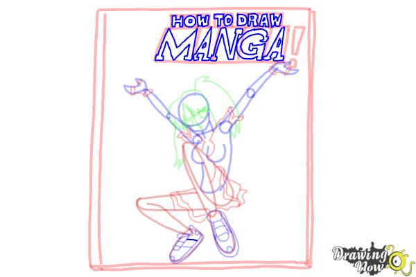 How to Draw Manga Books - Step 14