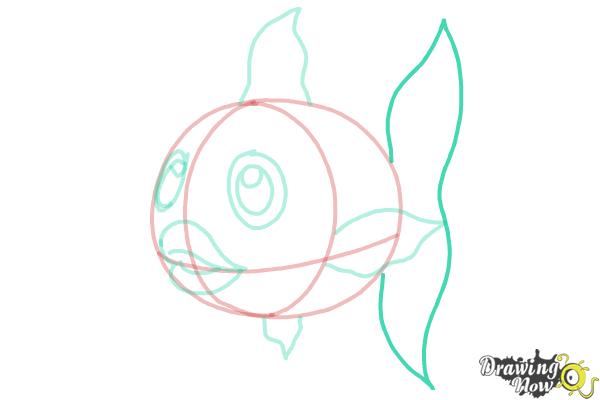 How to Draw a Fish Step by Step - Step 7 How to Draw a Fish Step by Step - Step 7