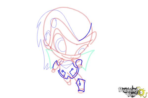 How to Draw Tecna'S Pixie, Digit from Winx - Step 10