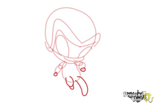 How to Draw Tecna'S Pixie, Digit from Winx - Step 6