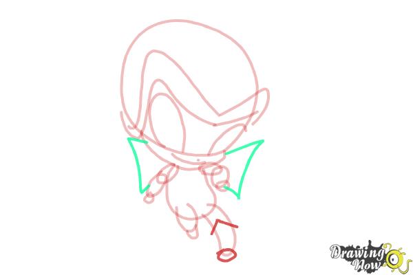 How to Draw Tecna'S Pixie, Digit from Winx - Step 7