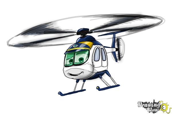 How to Draw Nick Loopin Lopez from Planes: Fire & Rescue - Step 9