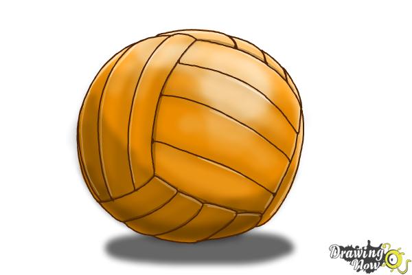 How to Draw a Netball Ball - Step 9