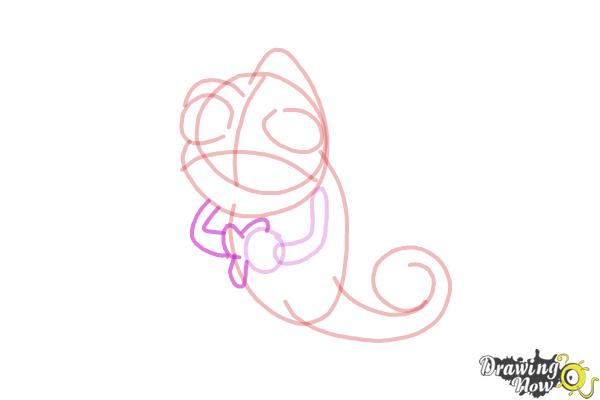 How to Draw Pascal from Tangled - Step 7