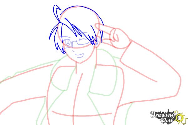 How to Draw America from Hetalia - Step 10 How to Draw America from Hetalia - Step 10