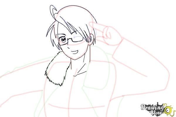 How to Draw America from Hetalia - Step 11 How to Draw America from Hetalia - Step 11