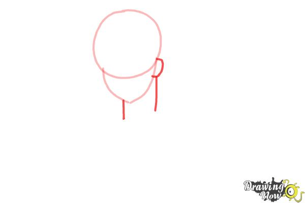 How to Draw America from Hetalia - Step 2 How to Draw America from Hetalia - Step 2