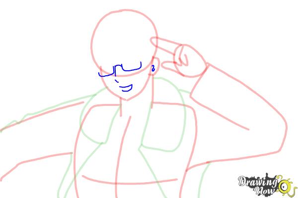How to Draw America from Hetalia - Step 8 How to Draw America from Hetalia - Step 8