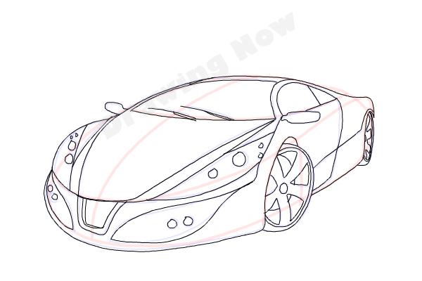 How To Draw A Cool Car Drawingnow