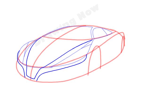 How to Draw a Cool Car - Step 6 How to Draw a Cool Car - Step 6