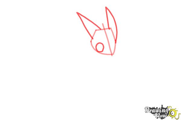 How to Draw Greninja from Pokemon X And Y - Step 2