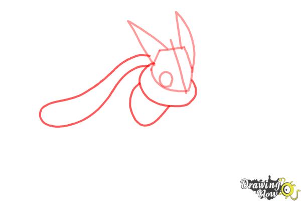 How to Draw Greninja from Pokemon X And Y - Step 3