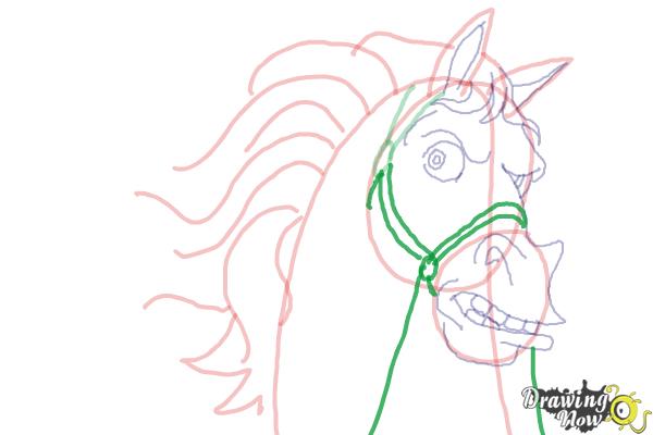 How to Draw Maximus from Tangled - Step 10