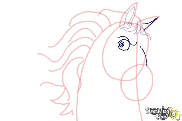 How to Draw Maximus from Tangled - Step 6