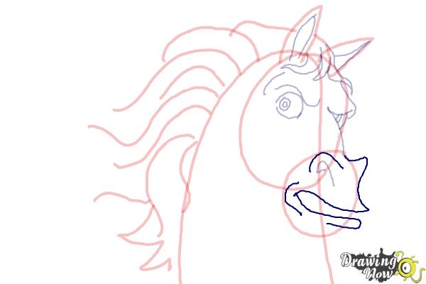 How to Draw Maximus from Tangled - Step 8
