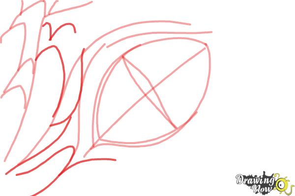 How to Draw a Dragon Eye - Step 5