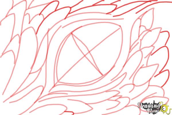 How to Draw a Dragon Eye - Step 8