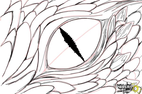 How to Draw a Dragon Eye - DrawingNow