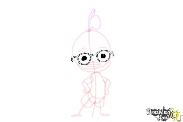 How to Draw Chicken Little - Step 11
