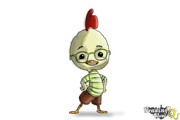 How to Draw Chicken Little - Step 15