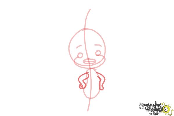 How to Draw Chicken Little - Step 6