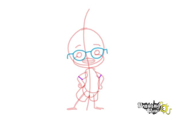 How to Draw Chicken Little - Step 9