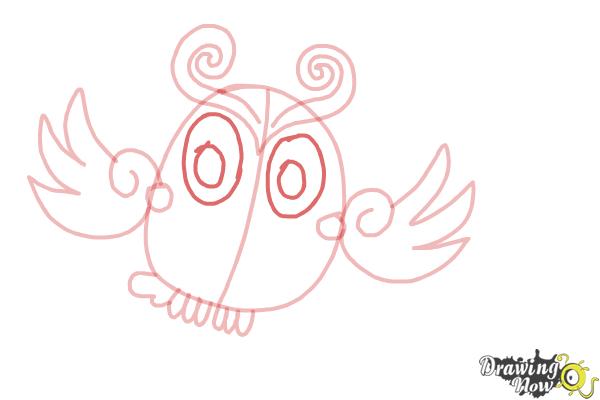 How to Draw Odus from Candy Crush - Step 9