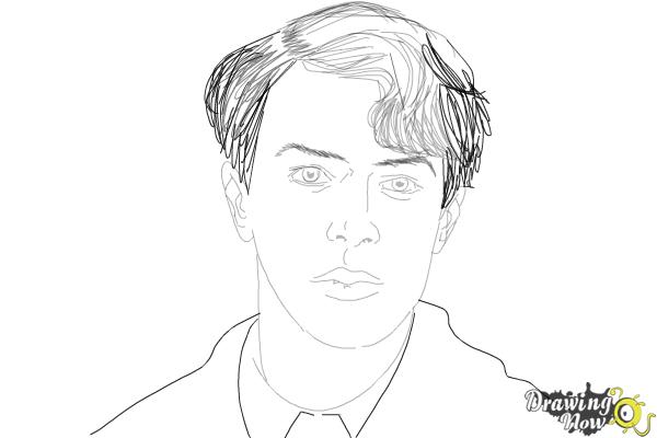 How to Draw Tom Riddle from Harry Potter And The Chamber Of Secrets - Step 12 How to Draw Tom Riddle from Harry Potter And The Chamber Of Secrets - Step 12