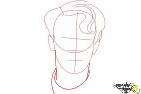How to Draw Tom Riddle from Harry Potter And The Chamber Of Secrets - Step 5 How to Draw Tom Riddle from Harry Potter And The Chamber Of Secrets - Step 5