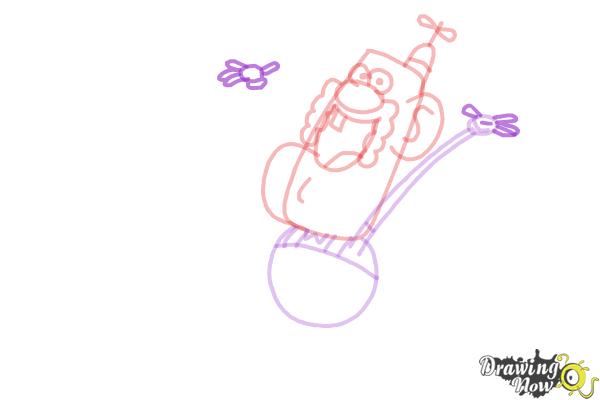 How to Draw Uncle Grandpa - Step 10